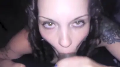 Night blowjob and facial excuse the gag at the end